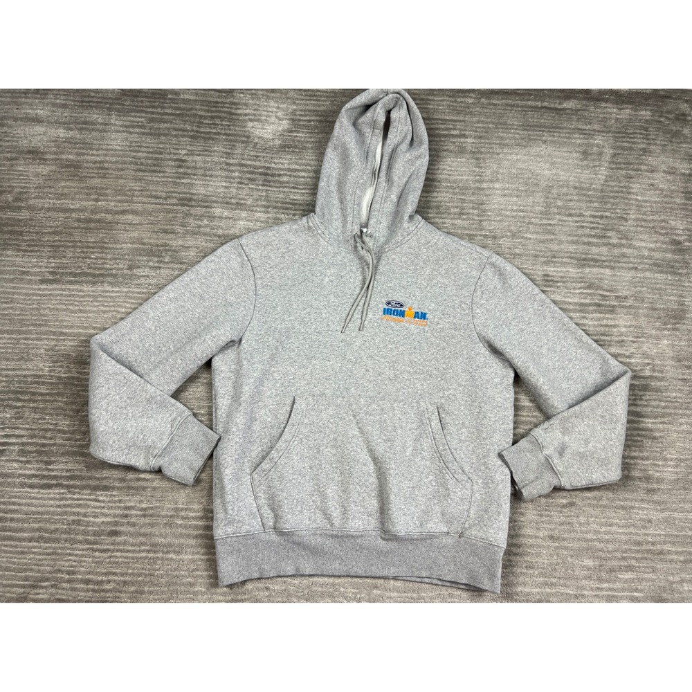 K-Swiss Hoodie Mens Medium Gray Ford Ironman Florida Pullover Embroidered Logo